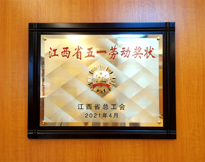 喜訊！九江二橋榮獲“江西省五一勞動(dòng)獎(jiǎng)狀”